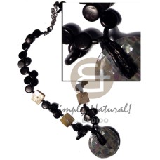 10mm black coconut sidedrill