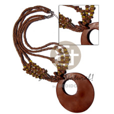 3 layers 2-3mm coconut heishe