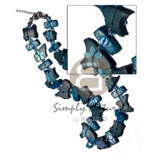 Floating coconut chips glass