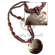 4-5mm nat brown coconut pokalet