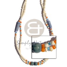 2-3mm 2 rows coconut bleached