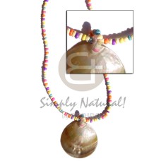 Candy colored 2-3mm coconut pokalet