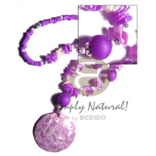 4-5mm lilac coconut pokalet
