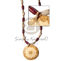 2-3mm coconut heishi tiger buri