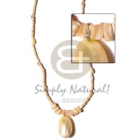 2-3mm coconut heishi natural