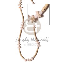 2-3 coconut heishi natural