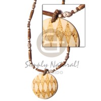 Sig-ed 2-3 coconut heishi bleach alt