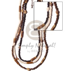 3 rows 2-3 pukalet black bleach brown