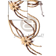 3 rows 2-3 coconut heishe