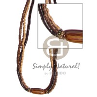 3 rows 2-3 coconut heishe