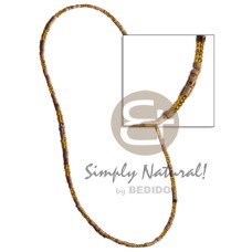 2-3mm coconut heishi glass