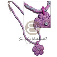 Lavender 4-5mm coconut pokalet. splashing