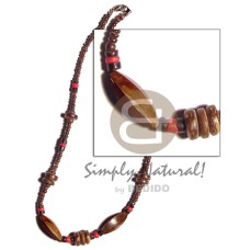 2-3mm coconut pokalet. natural brown.red