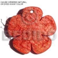 Dyed coconut flower hair