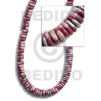 7-8mm coconut pokalet. wine red