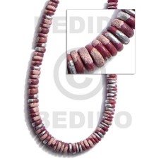 7-8mm coconut pokalet. wine red