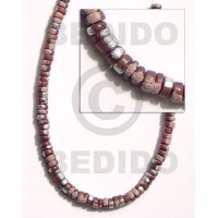 4-5mm coconut pokalet. wine red