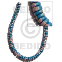7-8mm coconut pokalet. blue