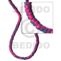 4-5mm coconut pokalet. bright pink
