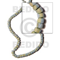 4-5mm coconut pokalet. subdued yellow