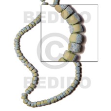 4-5mm coconut pokalet. subdued yellow