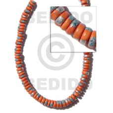 4-5mm coconut pokalet. orange