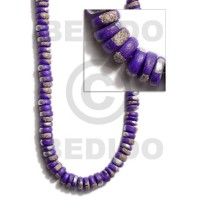 4-5mm coconut pokalet. violet