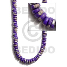 4-5mm coconut pokalet. violet