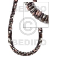 4-5mm coconut pokalet. black