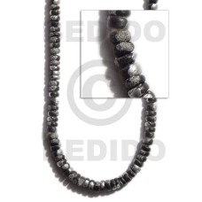 4-5mm coconut pokalet. black