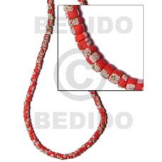 4-5mm coconut pokalet. rich red