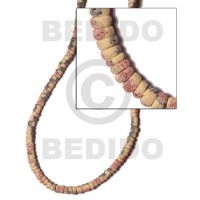 4-5mm coconut pokalet. pastel yellow