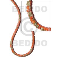 4-5mm coconut pokalet. orange