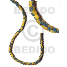 4-5mm coconut pokalet. bright yellow