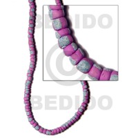 4-5mm coconut pokalet. lavender pink