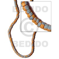 4-5mm coconut pokalet. orange