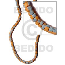 4-5mm coconut pokalet. orange