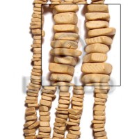 Coconut square cut natural white