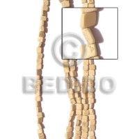 Coconut square cut topdrill bleached