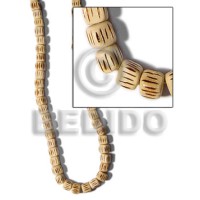 Dice natural wood burning