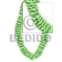 15mm coconut flower beads neon