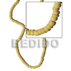 4-5mm subdued yellow coconut pokalet