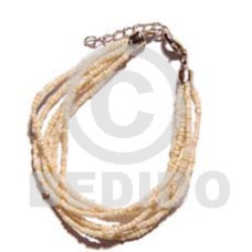 6 rows crème multi layered