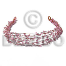 8 rows copper wire cuff