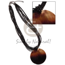 6 rows black multi layered