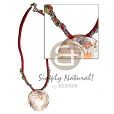 Braided wax cord resin