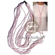 Scarf necklace - 7 rows