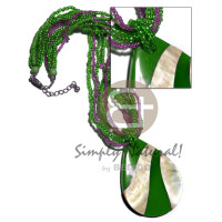 6 rows 2-3mm heishi glass