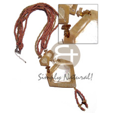 Tassled 4 rows rust 2-3mm