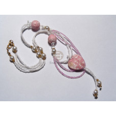 3 layers glass beads in